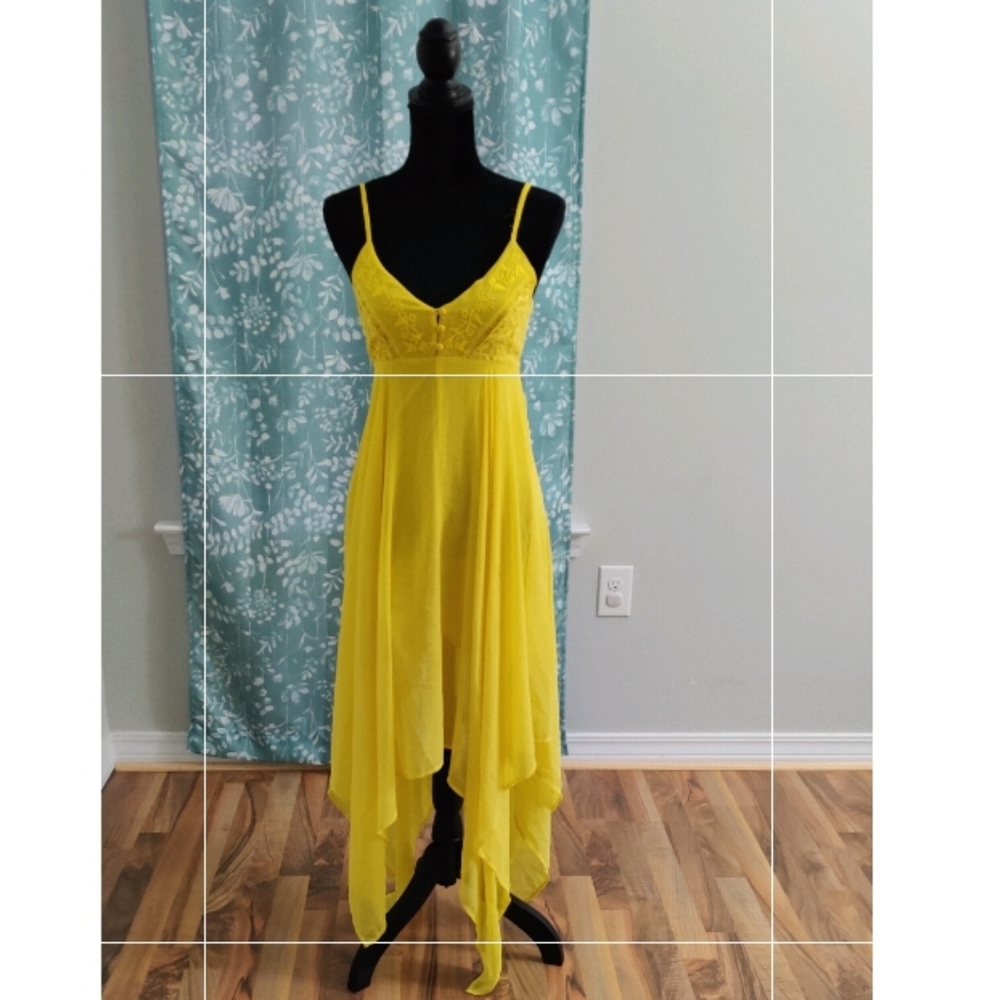 Yellow women's sundress